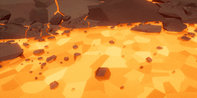 volcano brawl shader
